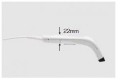 輕質、緊湊型設計，握把厚度22mm，主機重量約85g